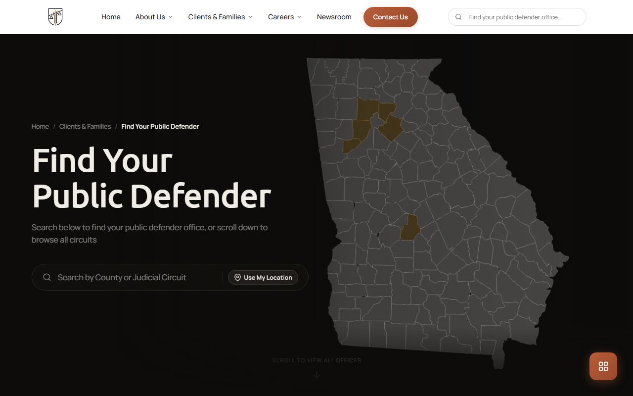 Treutlen County arrest records Georgia Public Defender Council finder