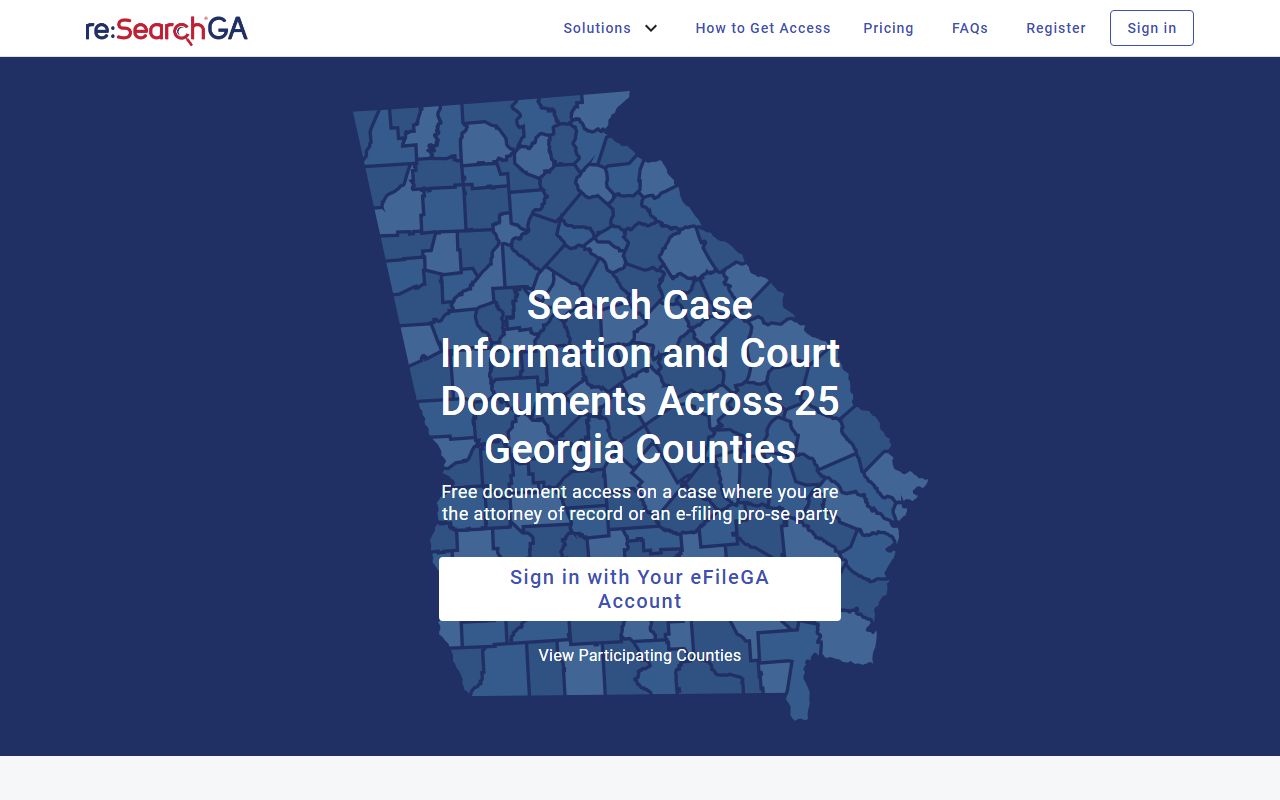 Treutlen County court records re:SearchGA statewide case search platform