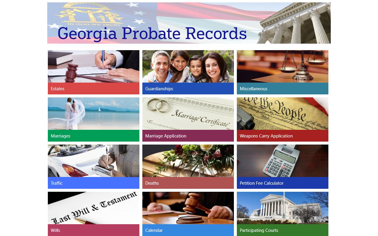 Treutlen County marriage records Georgia Probate Records portal